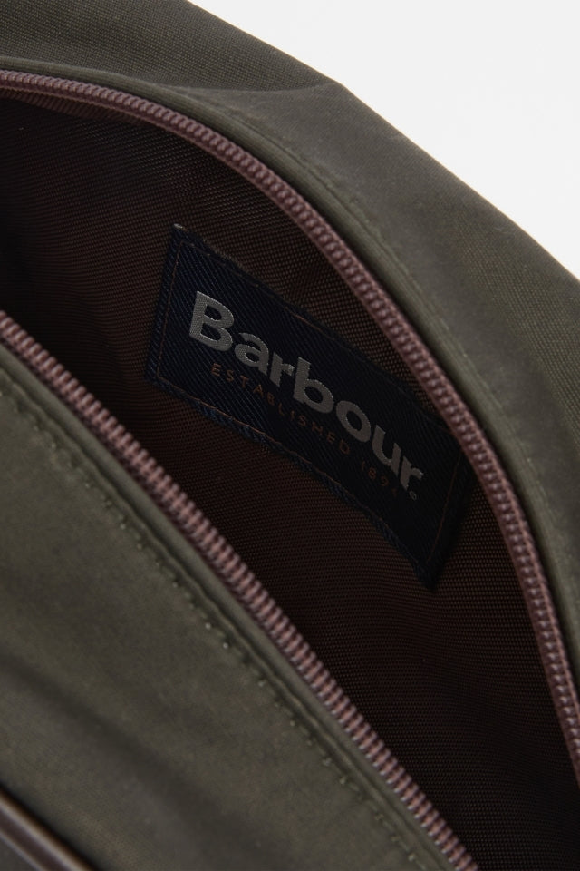 Wax Washbag - Olive/Beacon