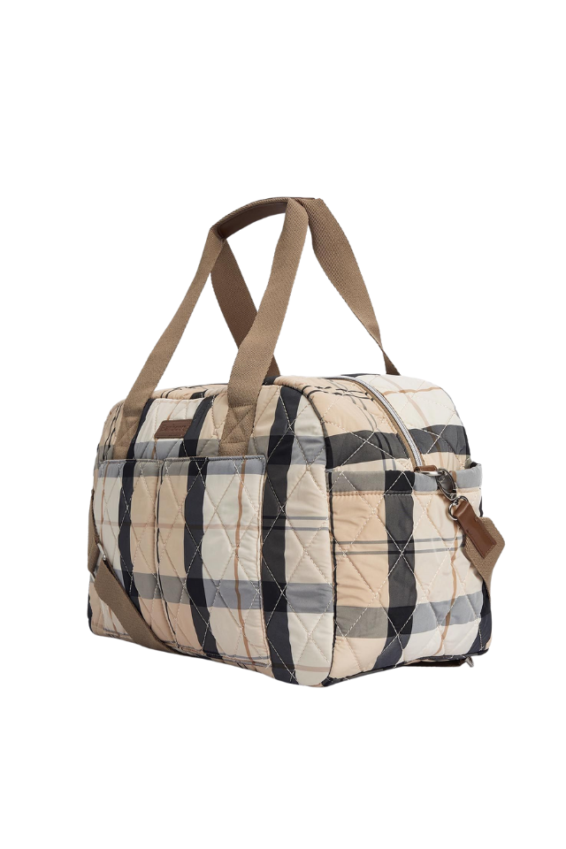 Wetherham Quilted Overnight Holdall Bag - Safari Tartan