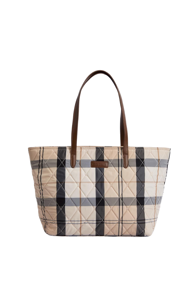 Wetherham Quilted Tartan Bag - Safari Tartan