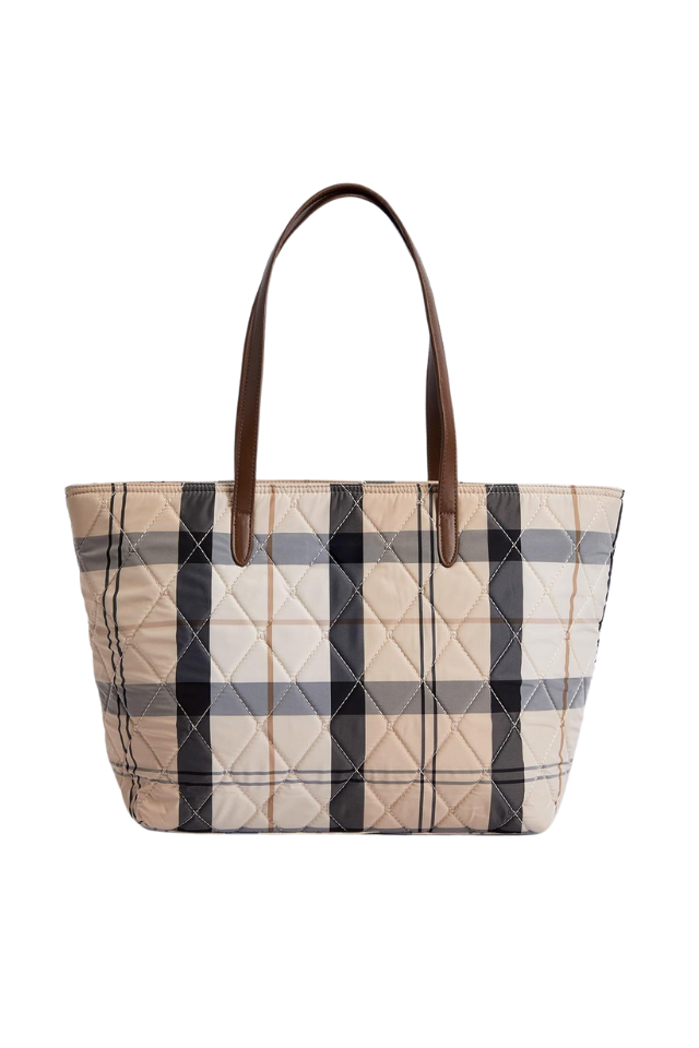 Wetherham Quilted Tartan Bag - Safari Tartan