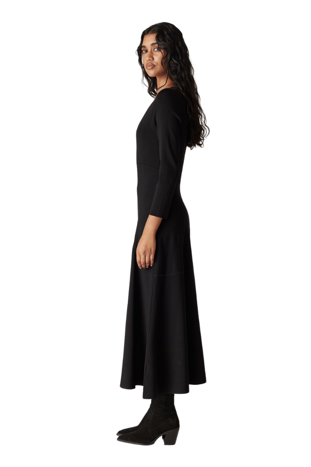 Winter Crepe Bodice Dress