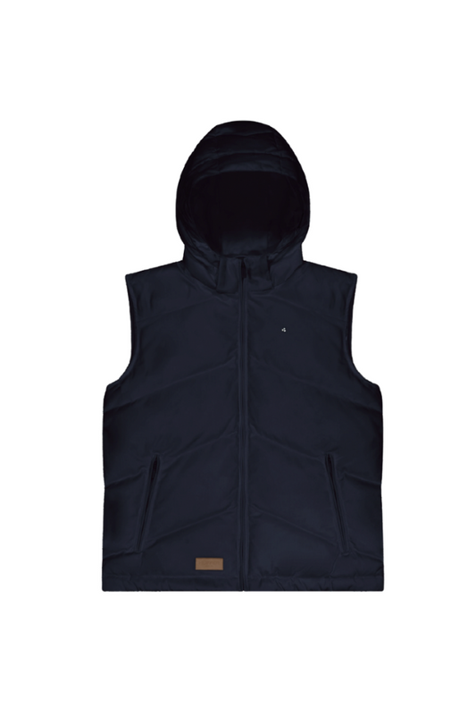 Womens Classic Down Vest - Hrgbone Navy