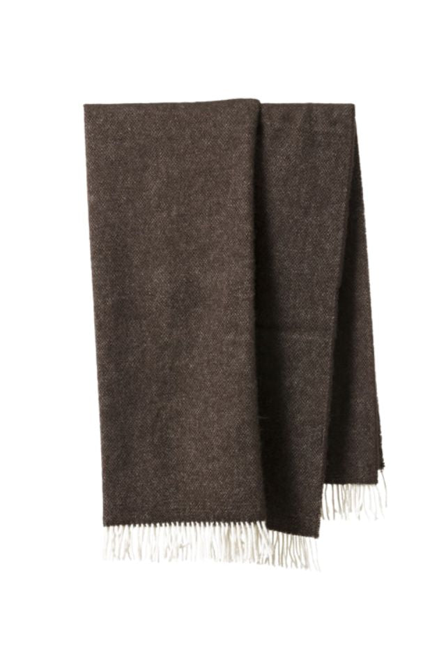 Wool Throw - Cocoa