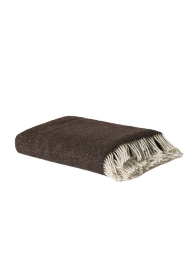 Wool Throw - Cocoa