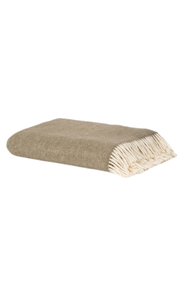 Wool Throw - Matcha