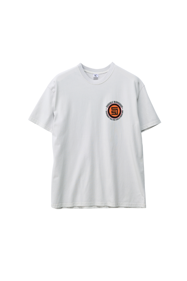 Workshop Dot Ss Tee - Pigment Silver