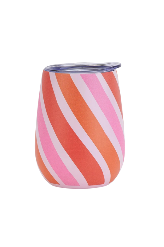 Double Walled Tumbler - Candy Cane