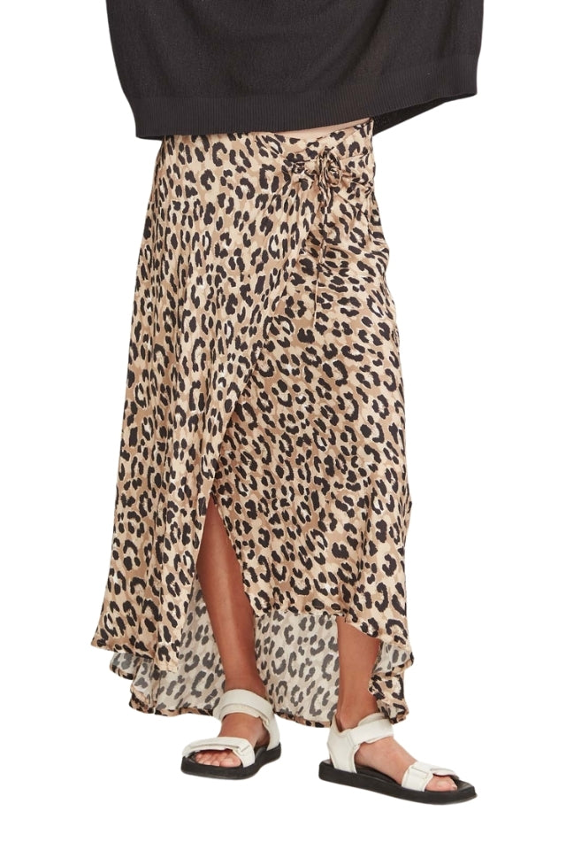 Zahara Print Skirt - Leopard Print