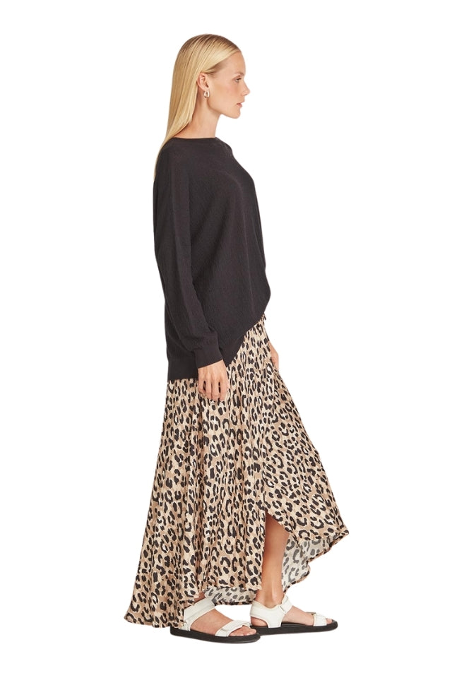 Zahara Print Skirt - Leopard Print
