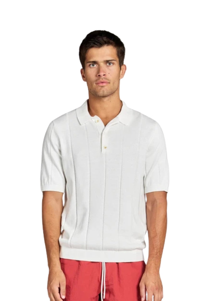 Joe SS Knit Shirt - Off White