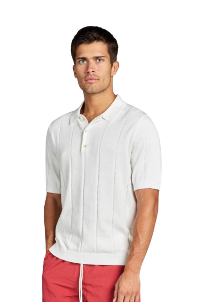 Joe SS Knit Shirt - Off White