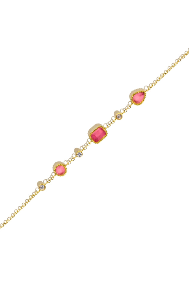 Bracelet Pelagia - Rose Agate