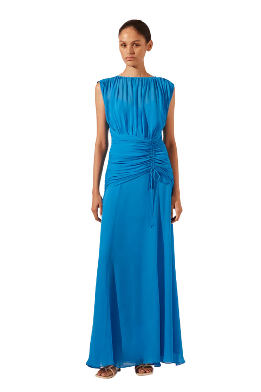 Amina High Neck Maxi Dress