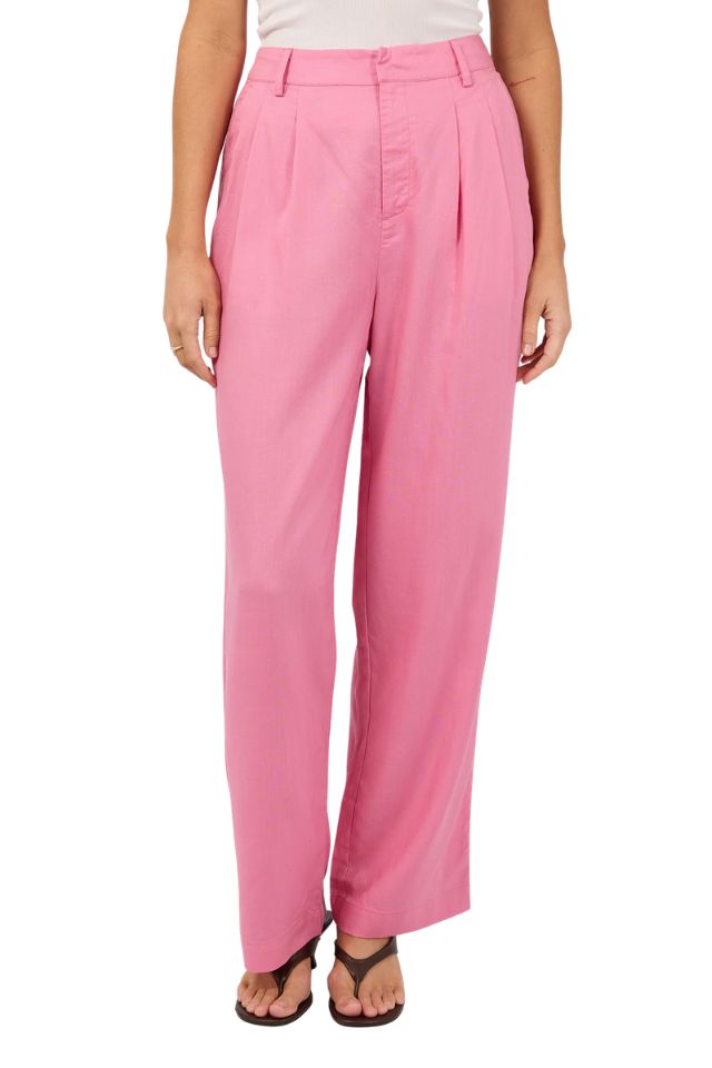 Fern Linen Pant - Orchid