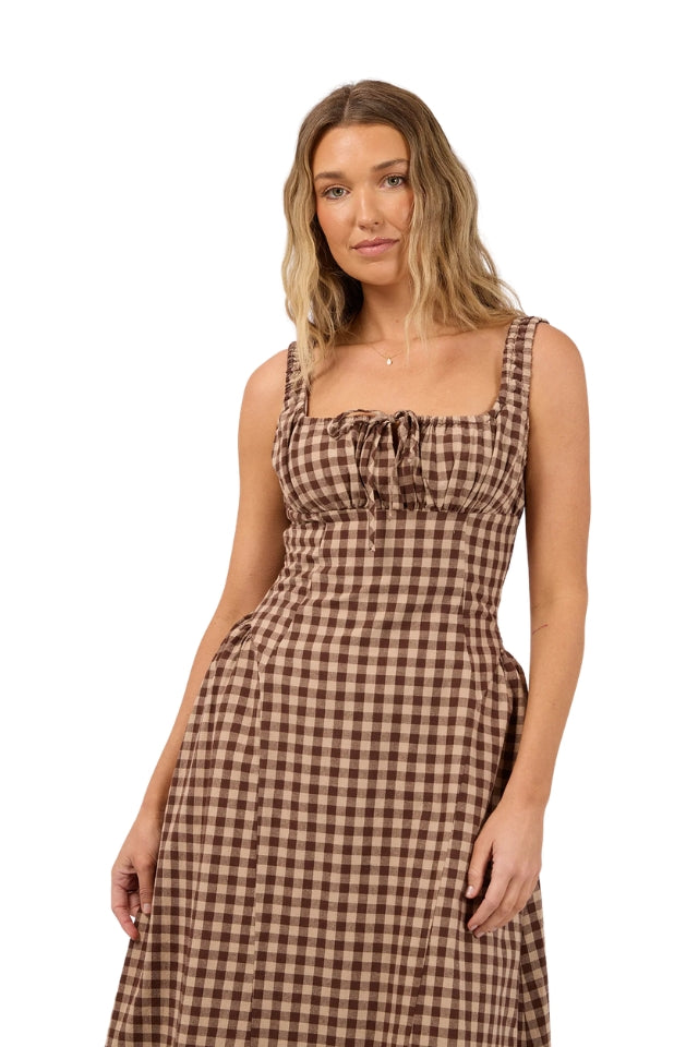 Wynn Maxi Dress - Brown