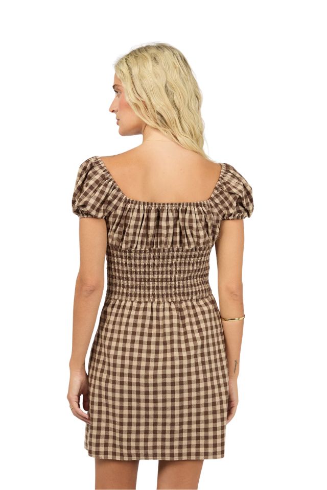 Wynn Mini Dress - Brown