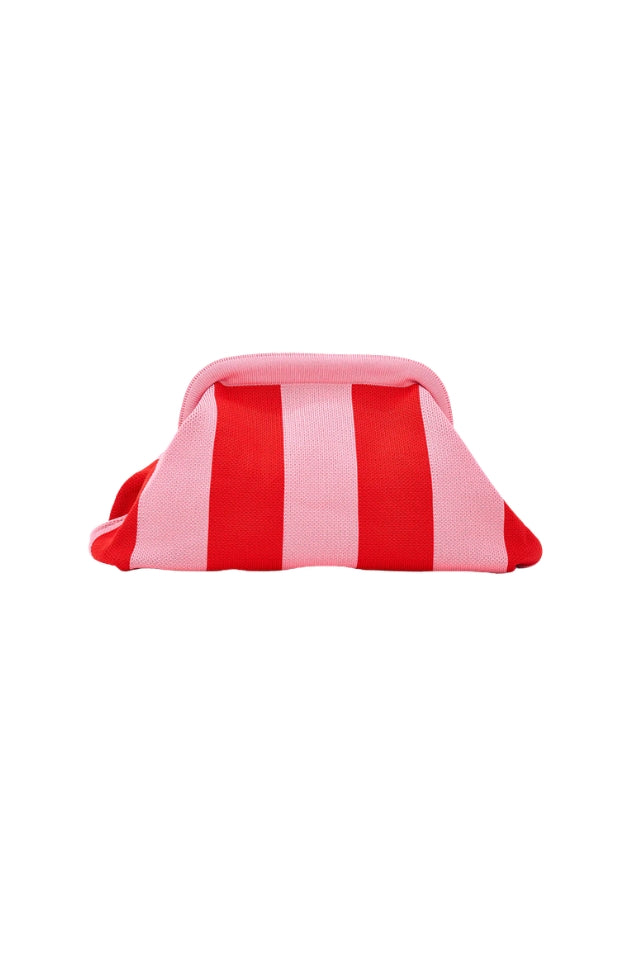 Dumpling Clutch - Pink/Red