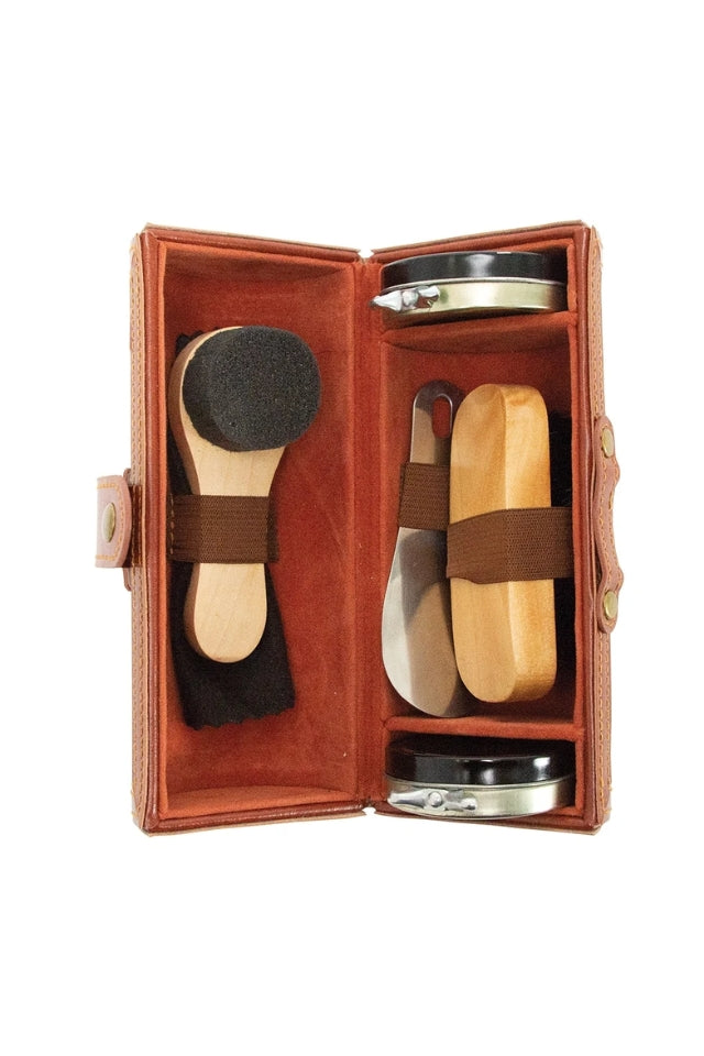 Gentlemans Shoe Shine Kit 6pcs