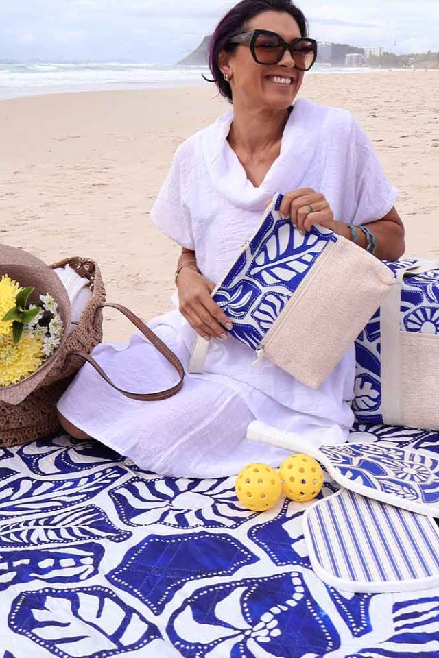 Picnic Mat - Blue Oasis