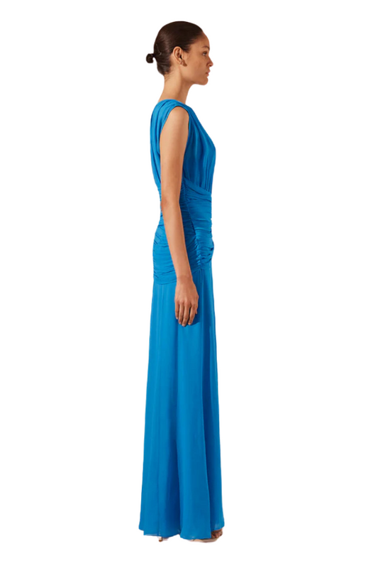 Amina High Neck Maxi Dress