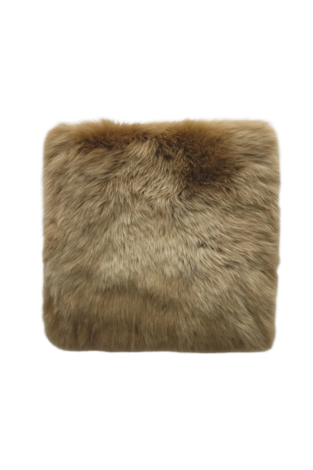 Longwool Standard Square Seat Pad - Butterscotch