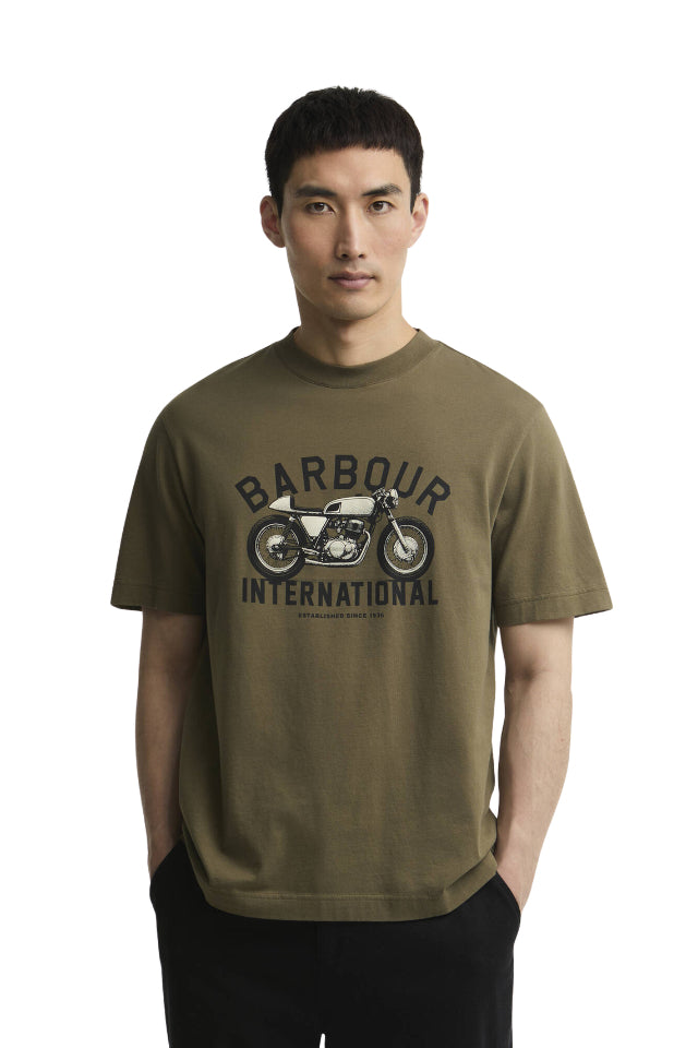 B.Intl Eric Graphic T-Shirt - Mid Olive