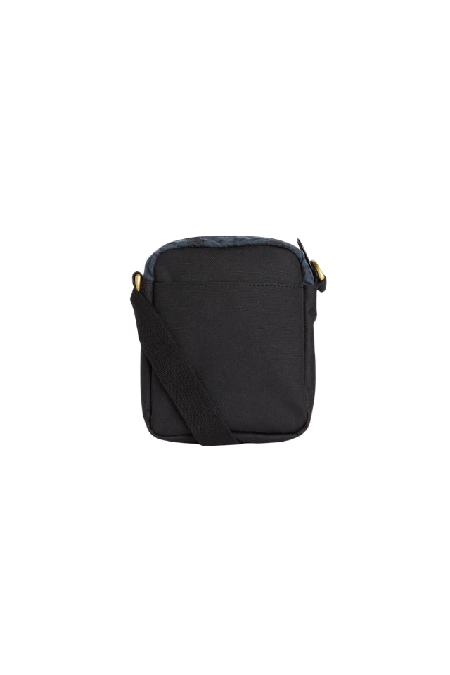 Field Wax Crossbody Bag - Navy Tartan