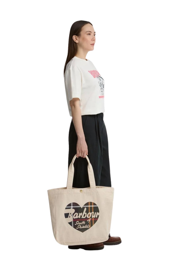Heart Tote Bag - Ecru/Classic