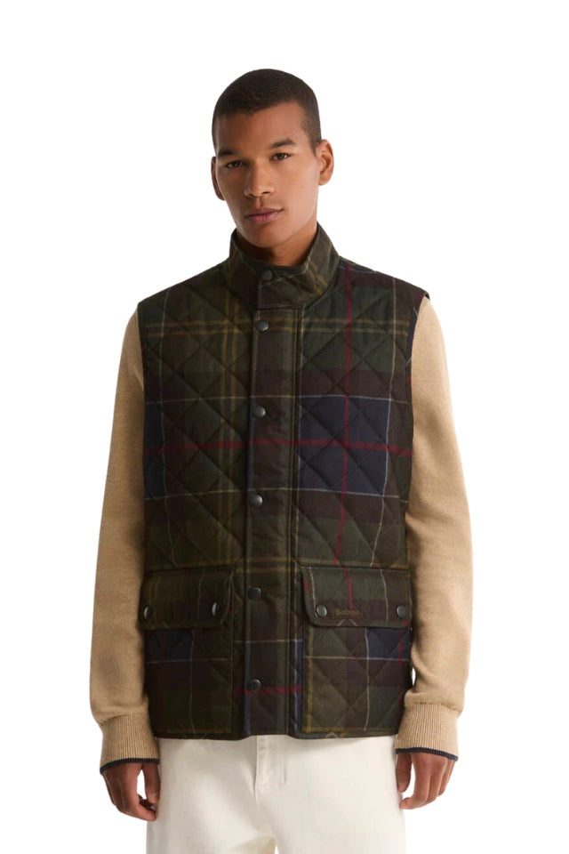 Icons Tartan Lowerdale Quilted Gilet - Classic Tartan