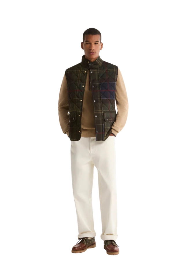 Icons Tartan Lowerdale Quilted Gilet - Classic Tartan