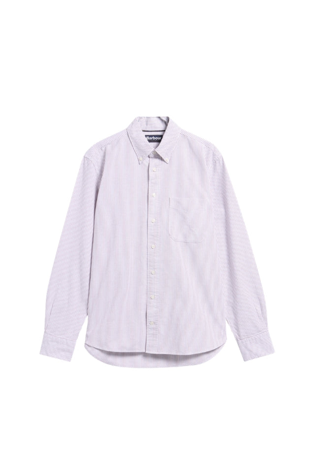 Authentic Striped Oxford Shirt - Dk Red