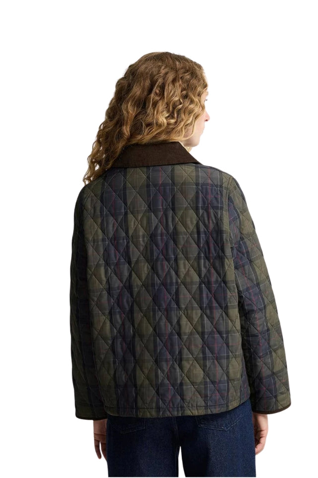 Reimagined Icons Tartan Cropped Liddesdale Quilted Jacket - Shadow Classic/Classic