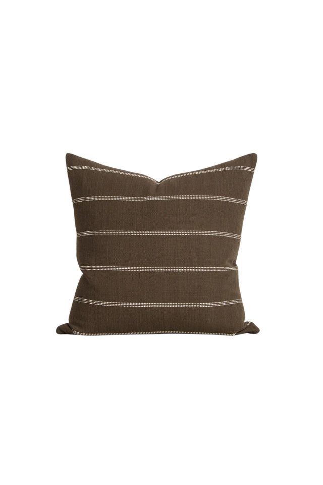 Juno Cushion with Feather Inner - Thyme