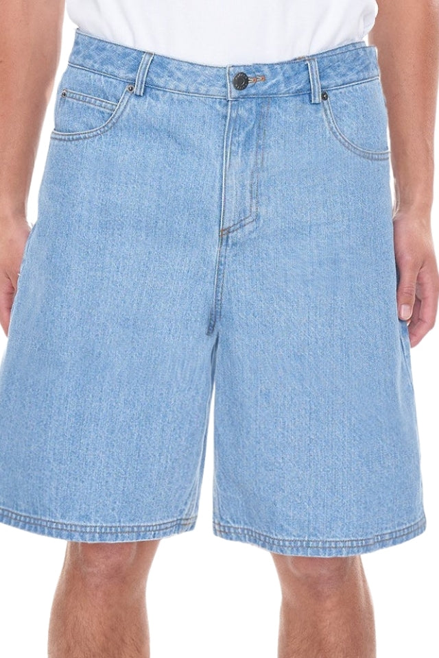 Box Denim Jort/Slab - Blue Wash