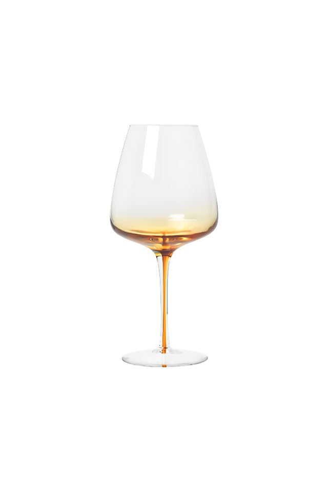 Amber Red Wine Glass - Amber