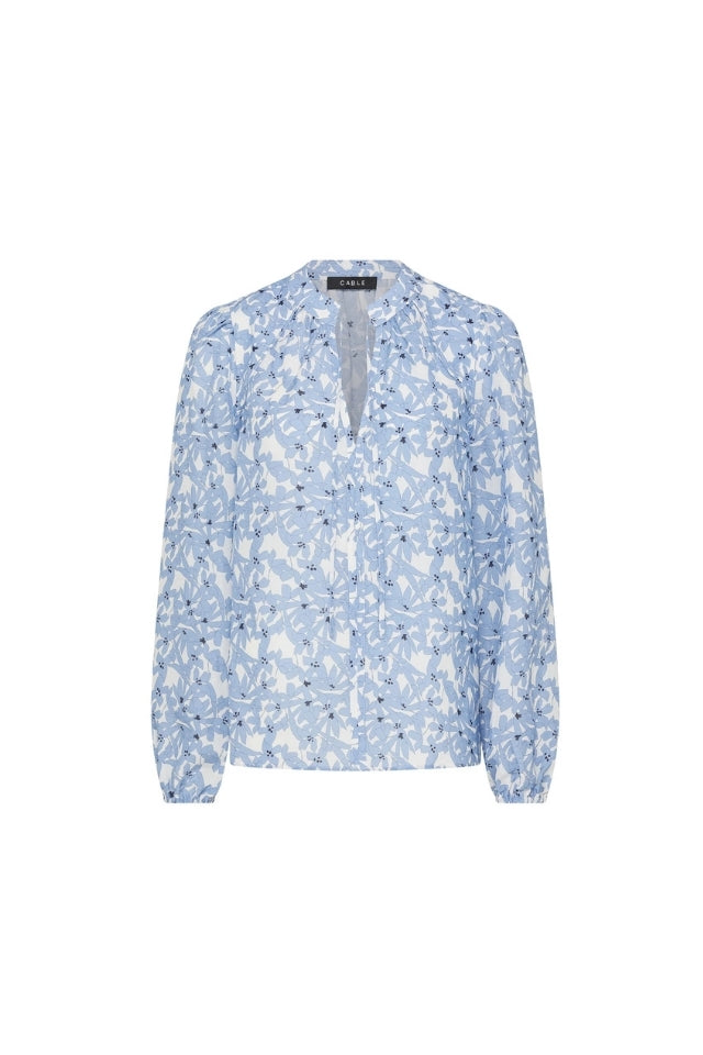 Juliette Blouse - Blue Flower