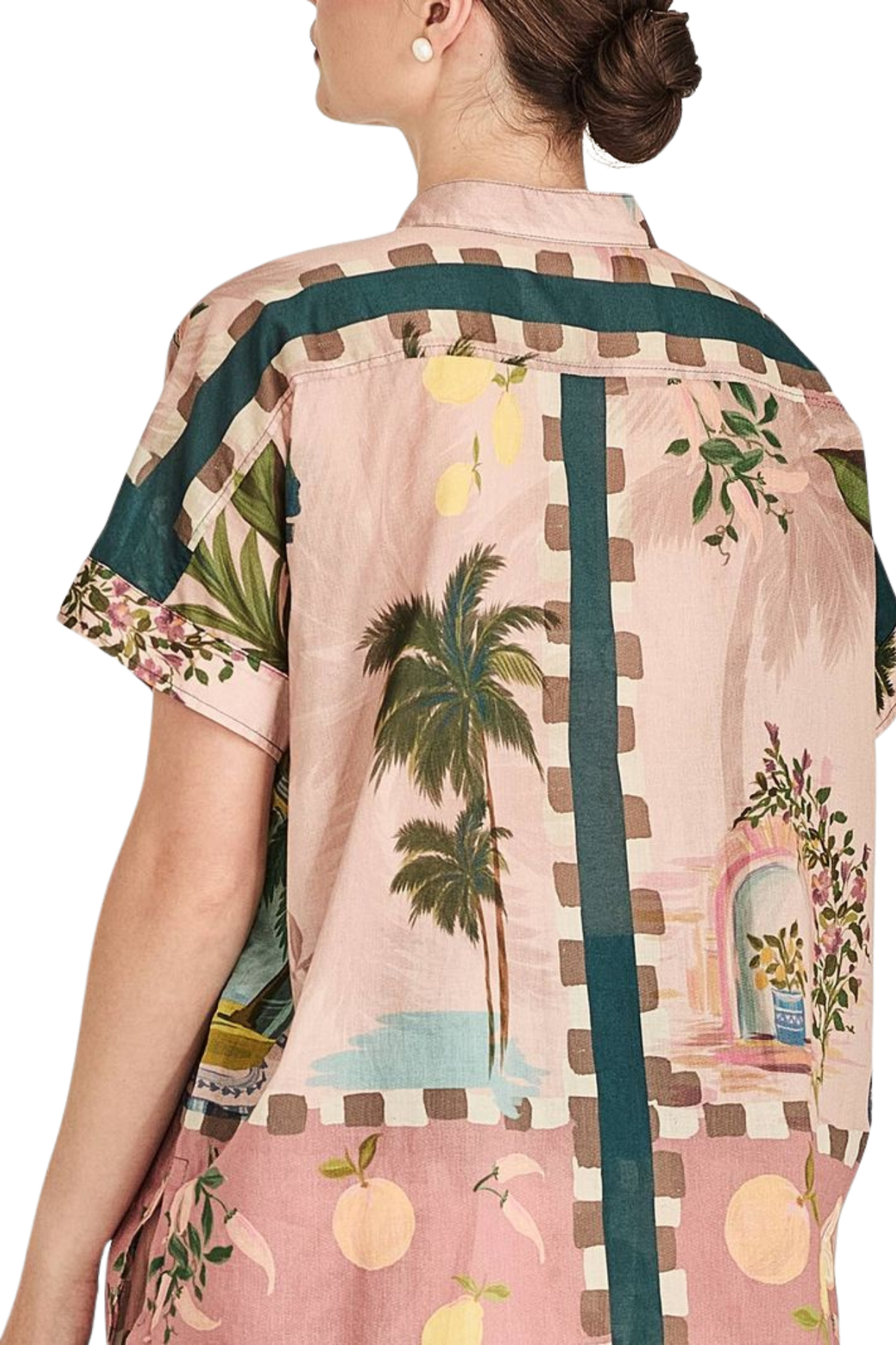 Florine Blouse - Green Multi