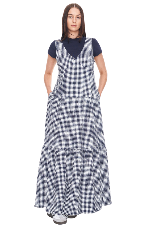 Catalina Freida Maxidress - Navy/Chalk