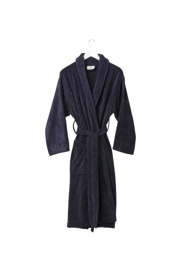 Velour Cotton Robe - Night