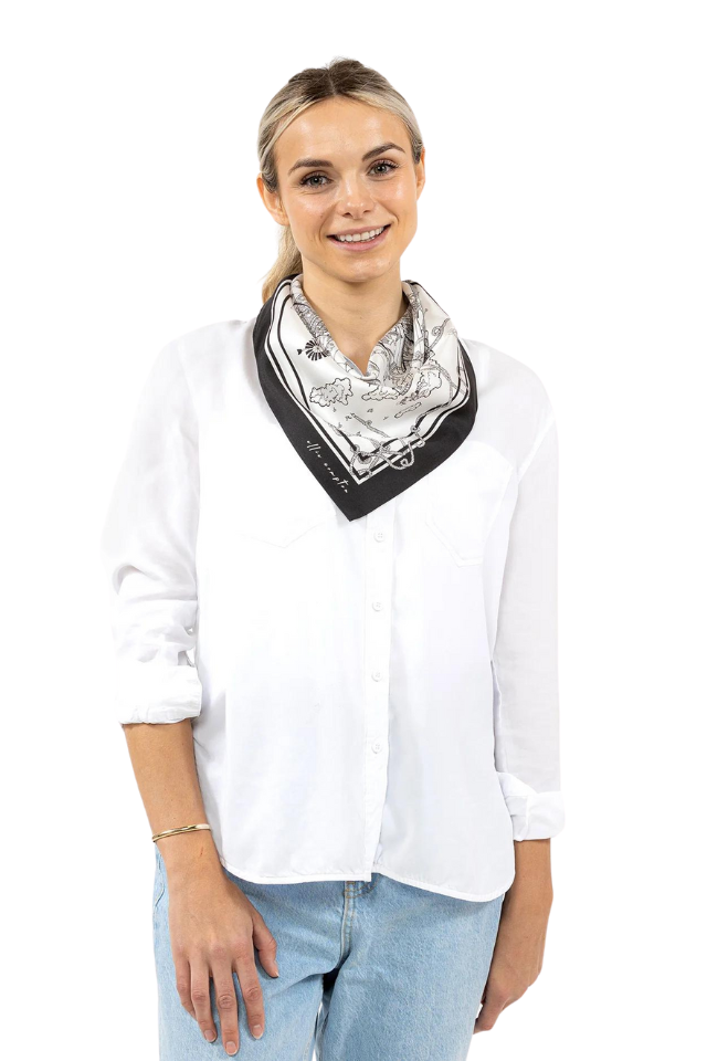The Compton Petite Silk Scarf