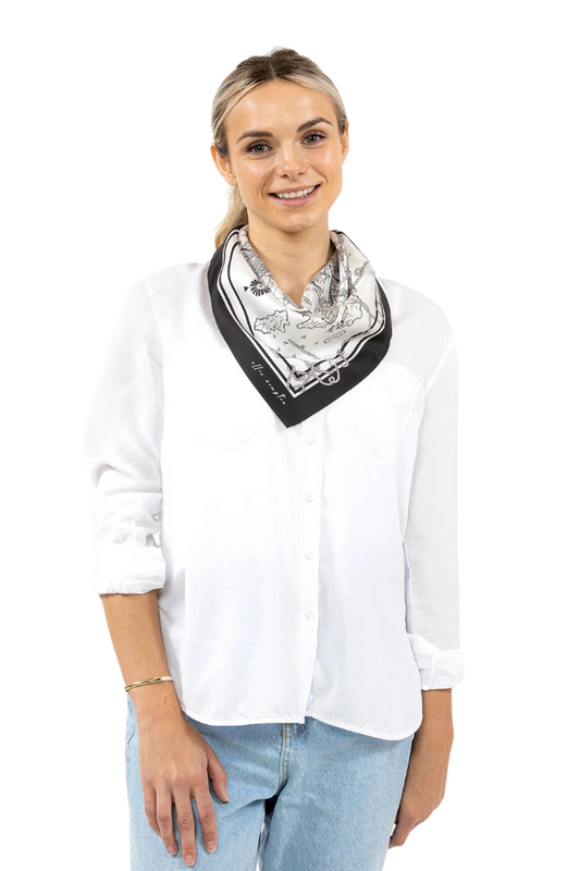 The Compton Petite Silk Scarf