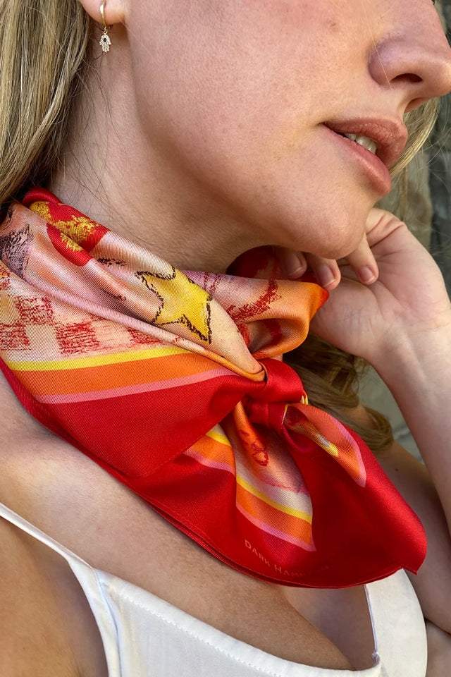 The DH x Jackie Green Sweet As Silk Scarf