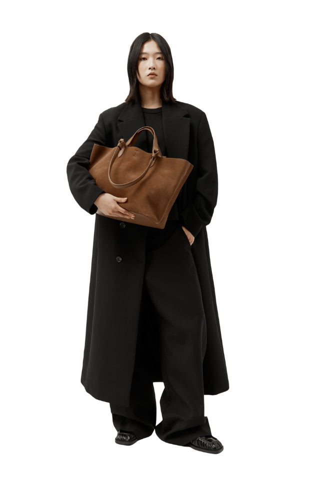 Large Bandit Tote - Hazel Suede