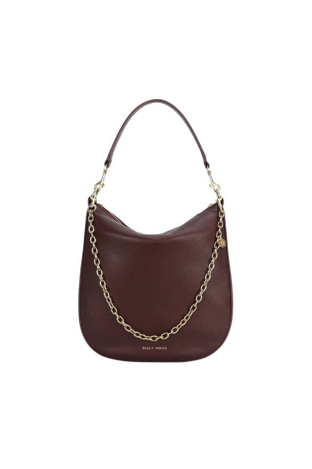 Medium Sling Bag - Dark Cherry