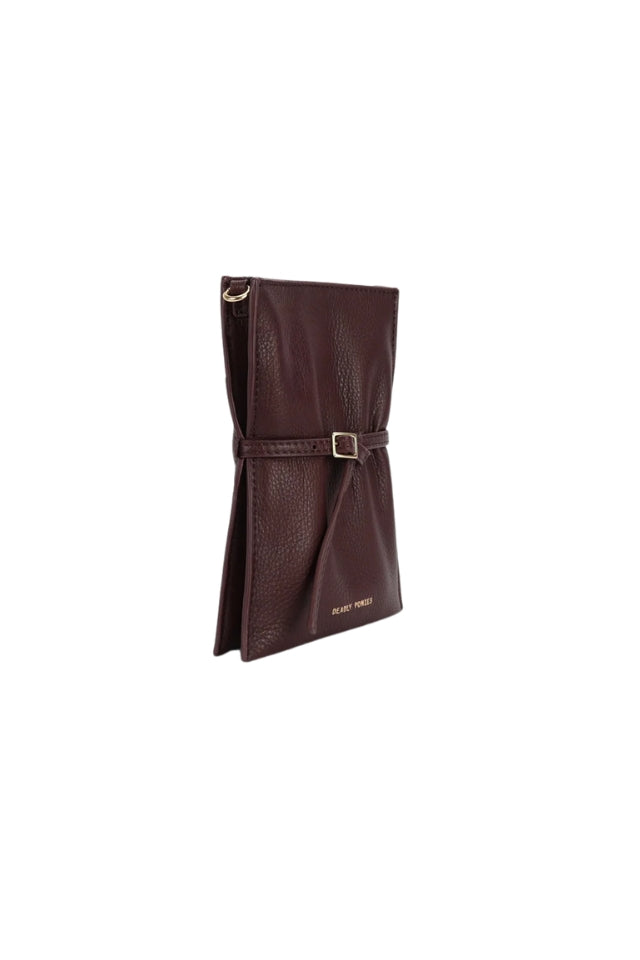 Penny Phone Pouch - Dark Cherry