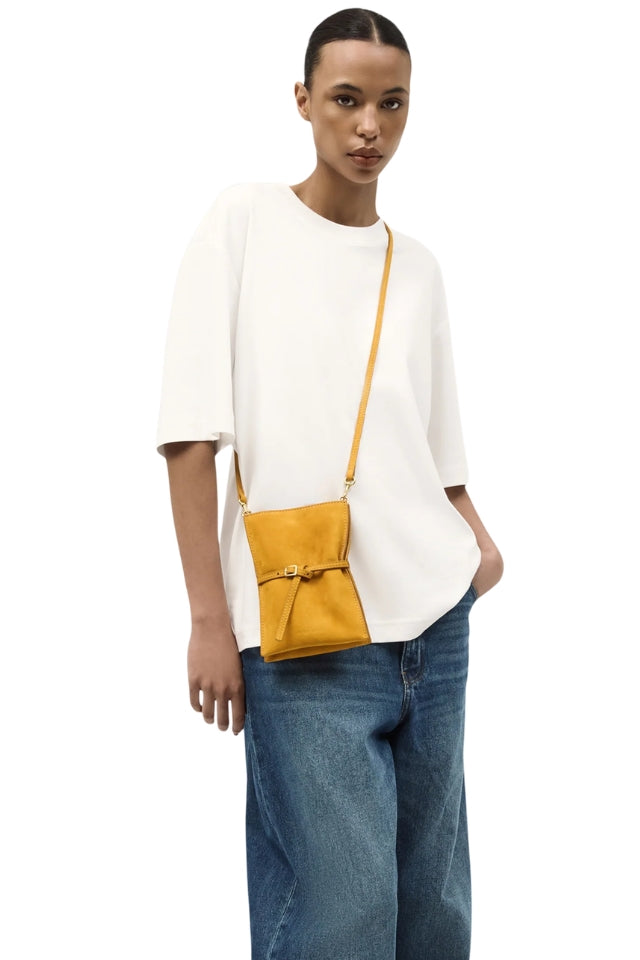 Penny Phone Pouch - Sunflower Nubuck