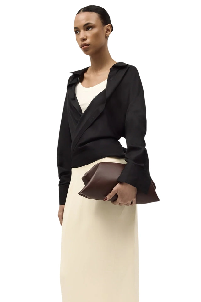 Vault Clutch - Dark Cherry