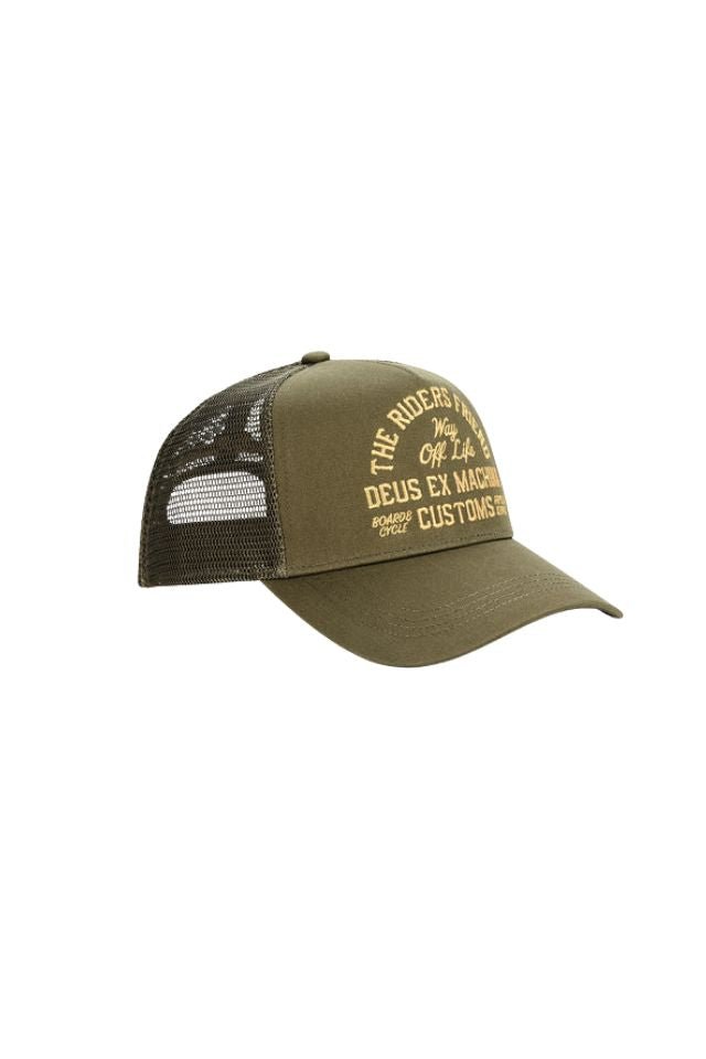 Shook Ones Trucker - Olive Green