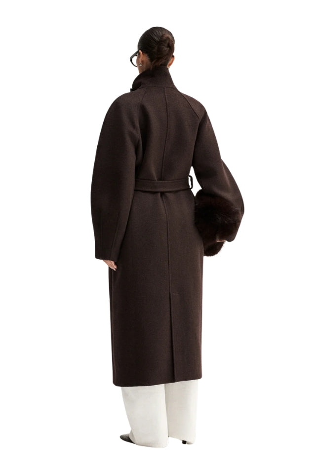 Angelica Coat - Chocolate