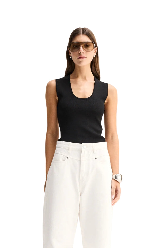 Hayes Knit Top - Black